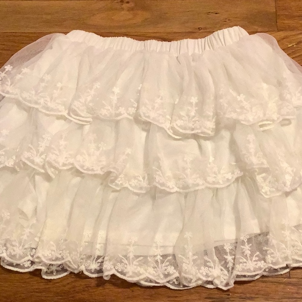 A white skirt